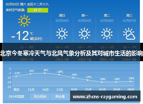 北京今冬寒冷天气与北风气象分析及其对城市生活的影响