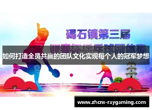 如何打造全员共赢的团队文化实现每个人的冠军梦想 如何打造全员共赢的团队文化实现每个人的冠军梦想